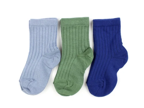 MP true blue mix rib strømper (3-pack)